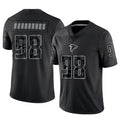 A.Falcons #98 Ruke Orhorhoro Player Black RFLCTV Limited Football Jerseys