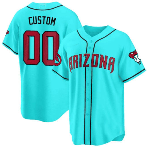 Custom A.Diamondbacks Cool Base Game Jersey V2 篓C All Stitched Baseball Jerseys