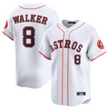H.Astros #8 Christian Walker Player White Home Limited Baseball Jerseys