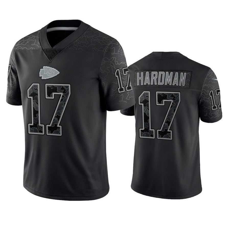KC.Chiefs #17 Mecole Hardman Player White Home Game Football Jerseys