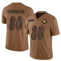 P.Steelers #80 Darnell Washington Player Brown Salute To Service Limited Football Jerseys