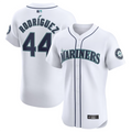 S.Mariners #44 Julio Rodr隆搂aguez Player White Home Elite Baseball Jerseys
